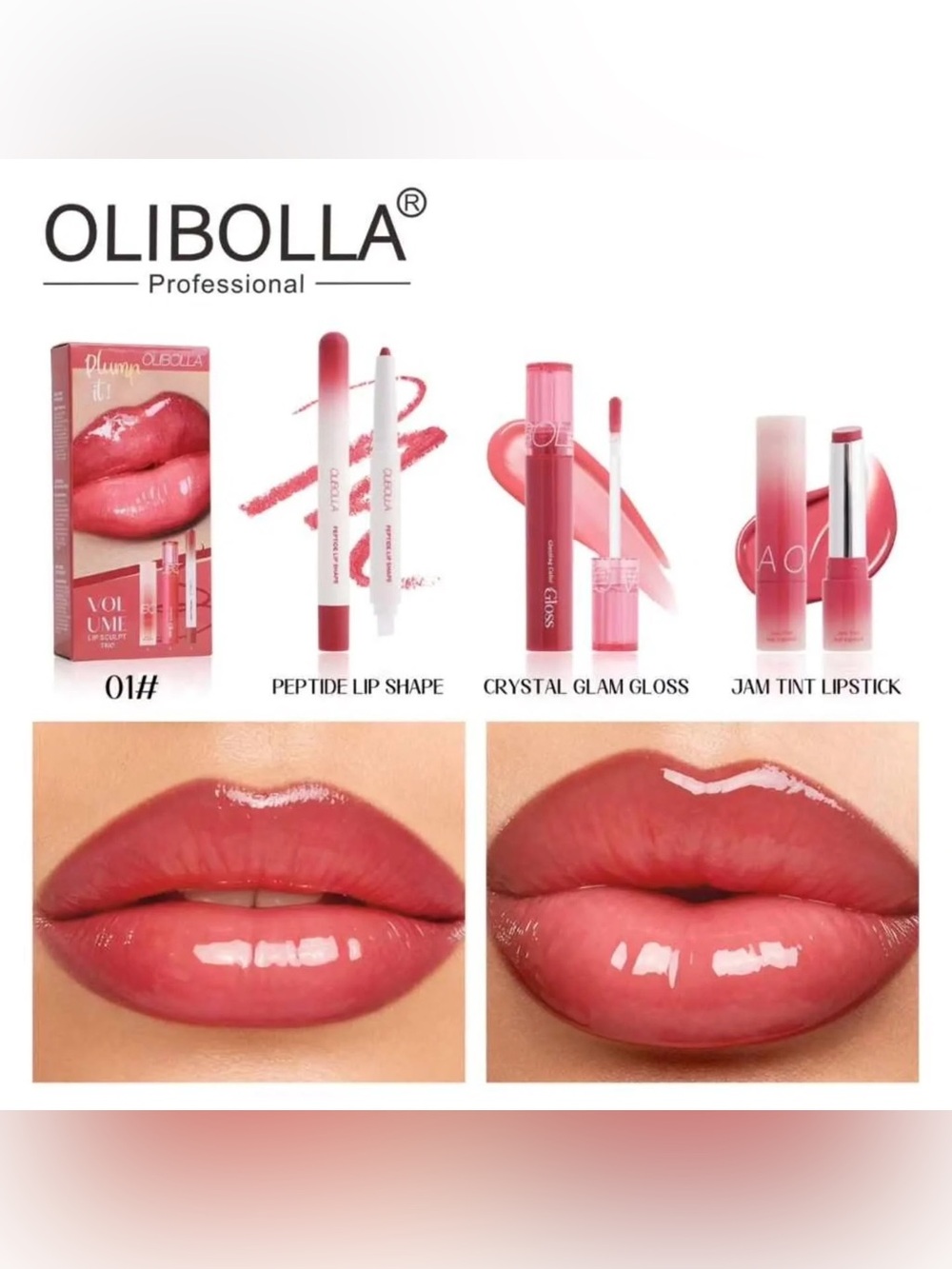 Sculpt Trio Set 01 Rosy Pink Color TikTok viral